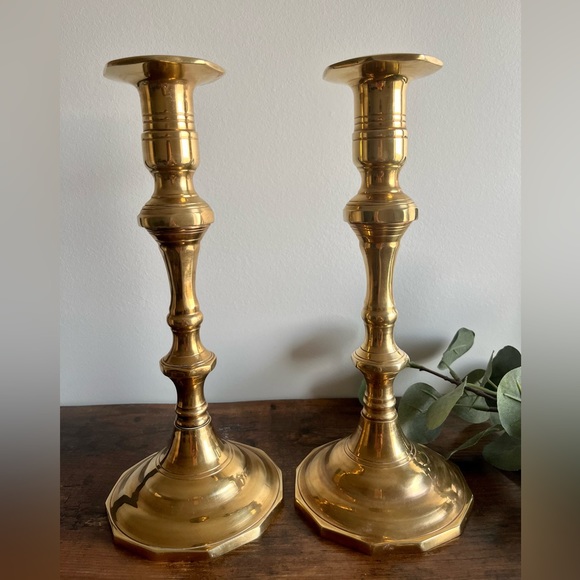 Other - Vintage Brass Candle Holders